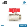 Male Thread Butterfly Handle Brass Ball Valve with Ce Mark